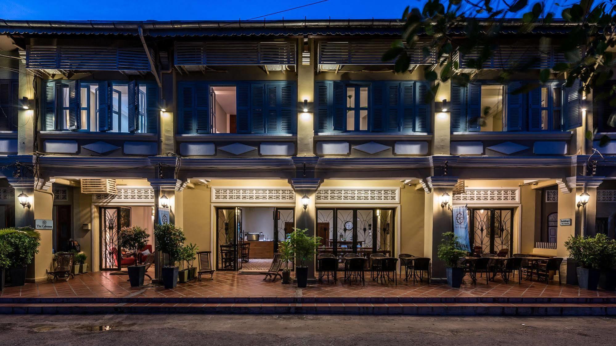 The Columns Hotel Kampot Exterior foto